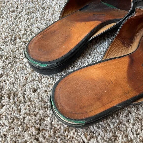 Gucci | Authentic Black Leather Princetown Horsebit Flat Mules - Picture 3 of 16